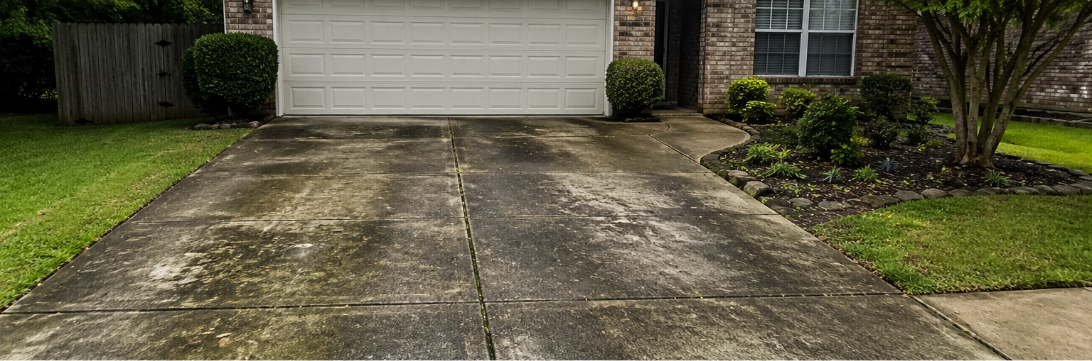 Driveway before