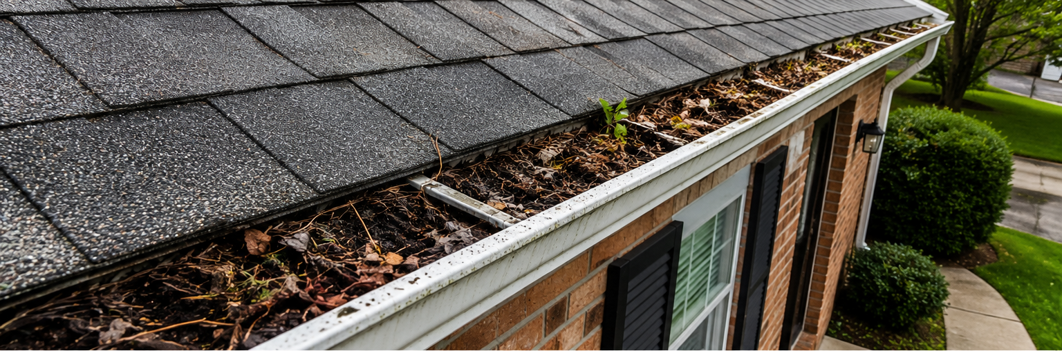 Gutters before